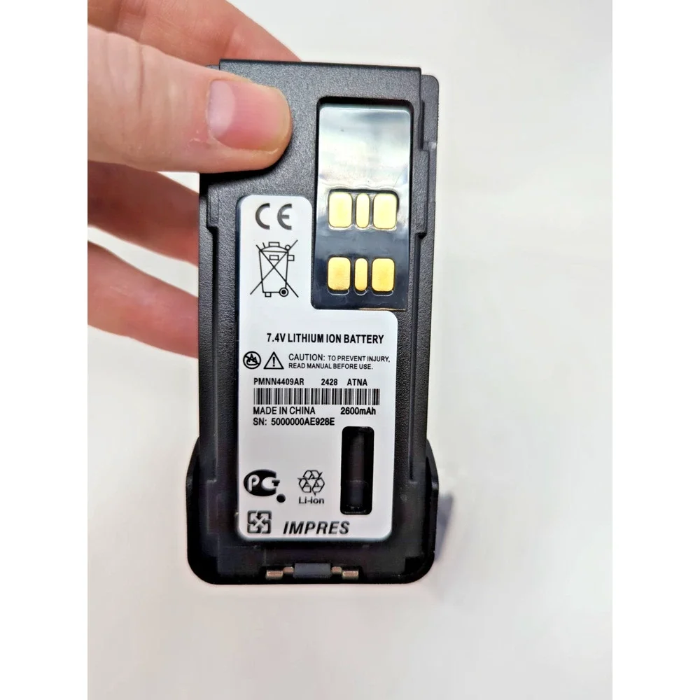 USB-C Radio Battery For Motorola APX900 APX1000 APX2000 APX3000 APX4000 2600mAh
